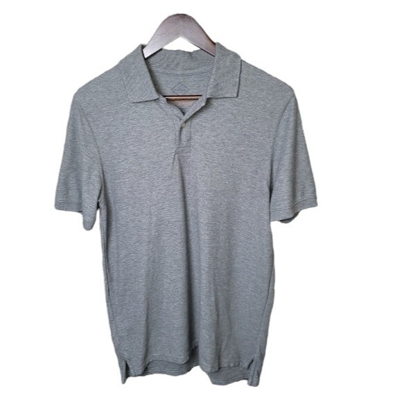 St. Johns Bay Heather Grey Polo Mens - Picture 1 of 4